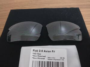 オークリー フラック 2.0 アジアンフィット用 カスタムレンズ HD CLEAR 新品 Flak 2.0 ASIAN FIT Flak 2.0 ASIA