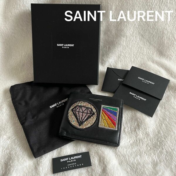 SAINT LAURENT サンローラン　二つ折り財布　財布