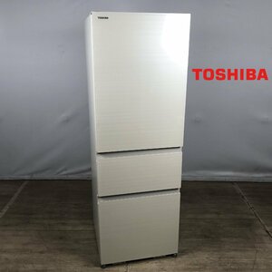 1203 TOSHIBA 東芝 ノンフロン冷凍冷蔵庫 VEGETA ベジータ GR-S36SVL(ZC) 3ドア 左開き 356L 2021年 ラピスアイボリー