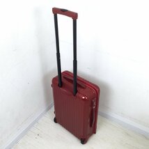 1203 RIMOWA リモワ SALSA サルサ 855 52 スーツケース レッド/赤 2輪 キャリーケース トランク_画像5