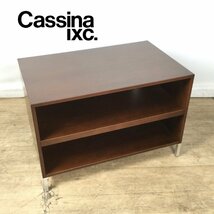 1203 Cassina ixc. カッシーナ・イクスシー MODERN モダン オーディオラック ローボード 幅82cm ②_画像1