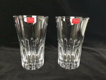 1203【未使用品】 Baccarat バカラ エトナ ハイボールグラス タンブラー 2客 クリスタルガラス 箱付き_画像2