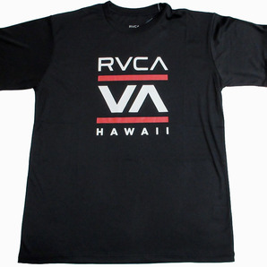 RVCA (ルーカ) ISLAND RADIO ラッシュガード Mサイズ ブラック 黒 トレーニング Tシャツ