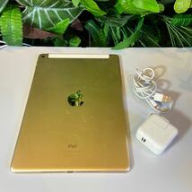 ［美品］Apple iPad Air 第2世代/32GB/SIMフリー/Wi-Fi+Cellular/ゴールド02_画像2