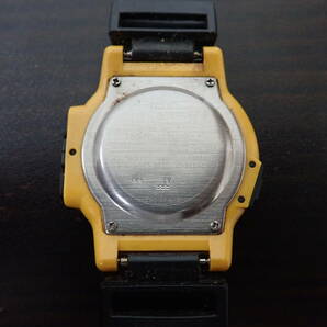 TIMEX タイメックス IRONMAN アイアンマン イエロー 腕時計 不動 ジャンク扱い 激安１円スタートの画像7