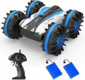  radio controlled car remote control car water land both for Stunt car 4WD RC car 2.4Ghz wireless operation 6CH high speed four wheel drive 360 times rotation both 