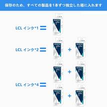 LCL EPSON用 エプソン用 KSU-BK-L HSM-C HSM-M HSM-Y クツ 増量 140ml ハサミ 70ml_画像5