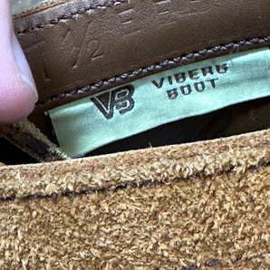 viberg チャッカブーツ UK 7.5EEE US8Dくらい 26cm スエード ラフアウトの画像3