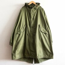 【雰囲気抜群/50S】US ARMY【M-1951 M-51 モッズコート】 TALON ジップ ミリタリー 古着 ヴィンテージ 2402537_画像1