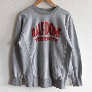 【極美品】FREEWHEELERS ULTIMA THULE EQUIPMENT【YOSEMITE HALF DOME SIDEWAYS SERIES SET-IN SLEEVE SWEAT SHIRT】M スウェット 2403082