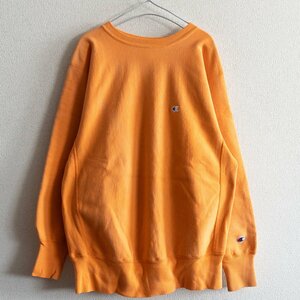 【希少カラー/USA製】CHAMPION【90s REVERSE WEAVE スウェット】L オレンジ リバースウィーブ チャンピオン u2403057