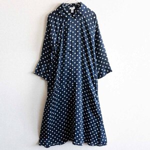 【美品】COMME des GARCONS 【 ドット柄 チャイナワンピース】XS コムコム コムデギャルソン ドット 2403318