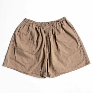 【極美品】CristaSeya 【SEERSUCKER EASY SHORT PANTS】L クリスタセヤ シアサッカー イージー ショート パンツ 2403374