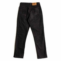 【雰囲気抜群】RRL 【BLACK DENIM PANTS 】31×34 スリムフィット ブラックデニム ジーンズ アメリカ製 u2403099_画像3