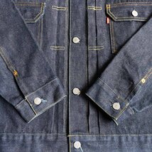 【バレンシア製/美品】 LEVI'S【507XX BIG E 2nd デニムジャケット】44 セカンド インディゴ 555 アメリカ製 2403481_画像6