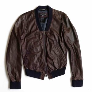 [ top class ]DOLCE&GABBANA [ sheepskin leather jacket ]48 Dolce & Gabbana D&G 2403558