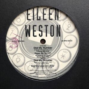 【reggae-pop】Eileen Weston / Dial My Number［12inch］オリジナル盤《O-199》ace beat Carlene Davisの画像4