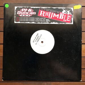 【r&b】PJ & Duncan / Let's Get Ready To Rhumble［12inch］オリジナル盤《O-250》