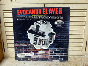 アルゼンチン盤～Juan D'Arienzo(ファン・ダリエンソ)/EVOCANDO EL AYER、モノラル「LP」