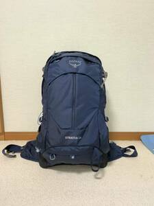 登山リュックオスプレイ　ストラトス24 シュティシャンブルー未使用品　