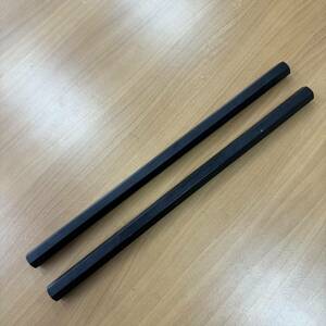 中古売切り　 6角タイロッド黒 2本セット 270mm 265mm