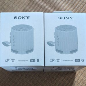 SONY SRS-XB100(2個セット/ステレオ再生)