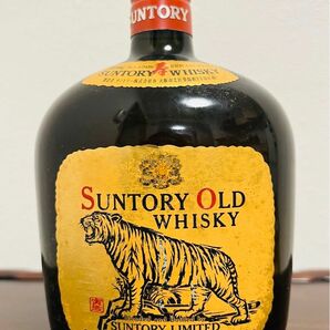 未開栓古酒SUNTORY WHISKY OLD サントリー オールド干支ボトル ウイスキー寅 虎1986