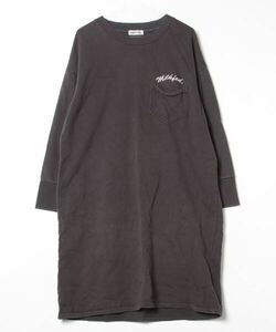 「MILKFED.」 長袖ワンピース ONE SIZE グレー WOMEN