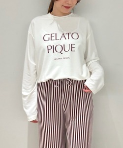 「gelato pique」 長袖カットソー S-M オフホワイト WOMEN