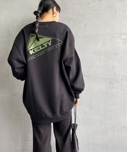 「KELTY」 スウェットカットソー L ブラック WOMEN