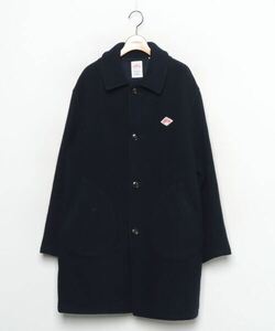 「FREAK'S STORE」 「DANTON」ステンカラーコート 42 ネイビー MEN