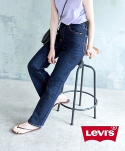 「SLOBE IENA」 「Levi’s」デニムパンツ 23 ネイビー WOMEN