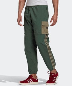 「adidas」 カーゴパンツ SMALL モスグリーン MEN_画像1