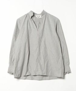 「Laula」 長袖ブラウス 1 グレー WOMEN