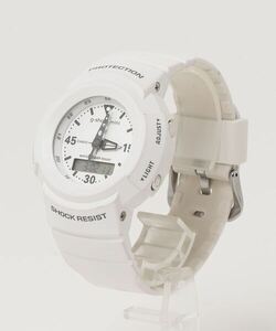 「BEAMS BOY」 デジタル腕時計 ONE SIZE ホワイト WOMEN