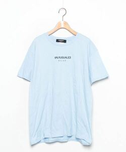 「1piu1uguale3 RELAX」 半袖Tシャツ X-LARGE ライトブルー MEN