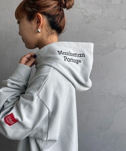 「Manhattan Portage」 プルオーバーパーカー M グレー WOMEN