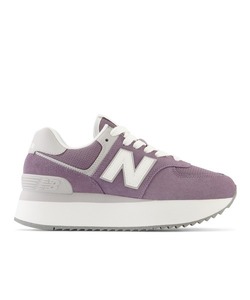 「New Balance」 ローカットスニーカー 24.5cm パープル WOMEN