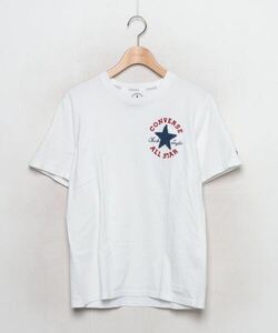 レディース 「CONVERSE」 刺繍半袖Tシャツ L ホワイト