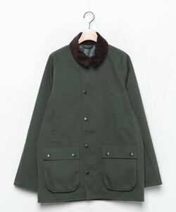 メンズ 「Barbour」 ステンカラーコート 36 グリーン