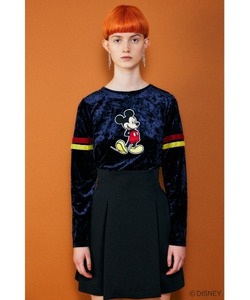 レディース 「Disney SERIES CREATED by MOUSSY」 長袖カットソー FREE ネイビー