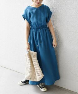 レディース 「SHIPS」 シャツワンピース MEDIUM ブルー