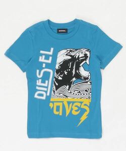 キッズ 「DIESEL KIDS」 「KIDS」半袖Tシャツ 8Y ブルー