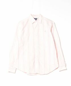 メンズ 「GYMPHLEX」 ストライプ柄長袖シャツ 14 ピンク