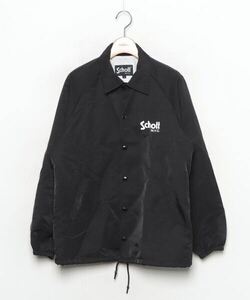 メンズ 「schott」 コーチジャケット SMALL ブラック