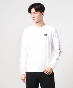 メンズ 「TOMMY HILFIGER」 スウェットカットソー X-LARGE ホワイト系その他