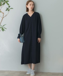 レディース 「URBAN RESEARCH ROSSO WOMEN」 長袖ワンピース FREE ネイビー