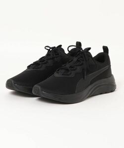 レディース 「PUMA」 ローカットスニーカー 23.0cm ブラック×ブラック