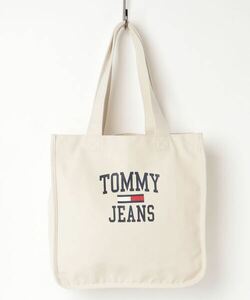 メンズ 「TOMMY JEANS」 トートバッグ FREE オフホワイト