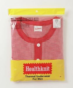 メンズ 「Healthknit」 長袖Tシャツ M レッド系その他